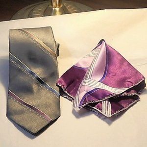 Envoy Men's Tie and Pocket Square (T25)